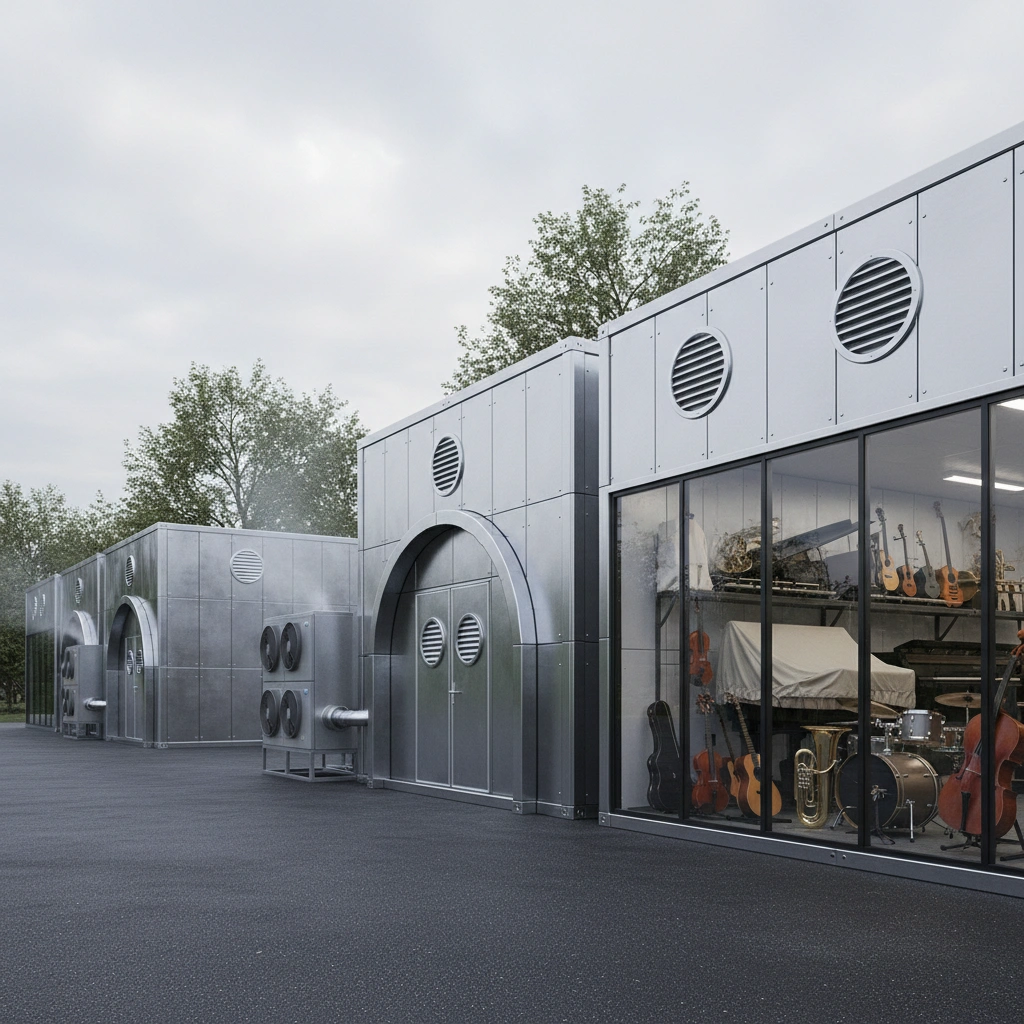Склады для хранения музыкальных инструментов: требования к температуре
